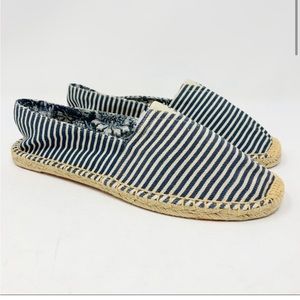 LaRosa Casual Slip-on Espadrille Canvas Shoe Sz 10